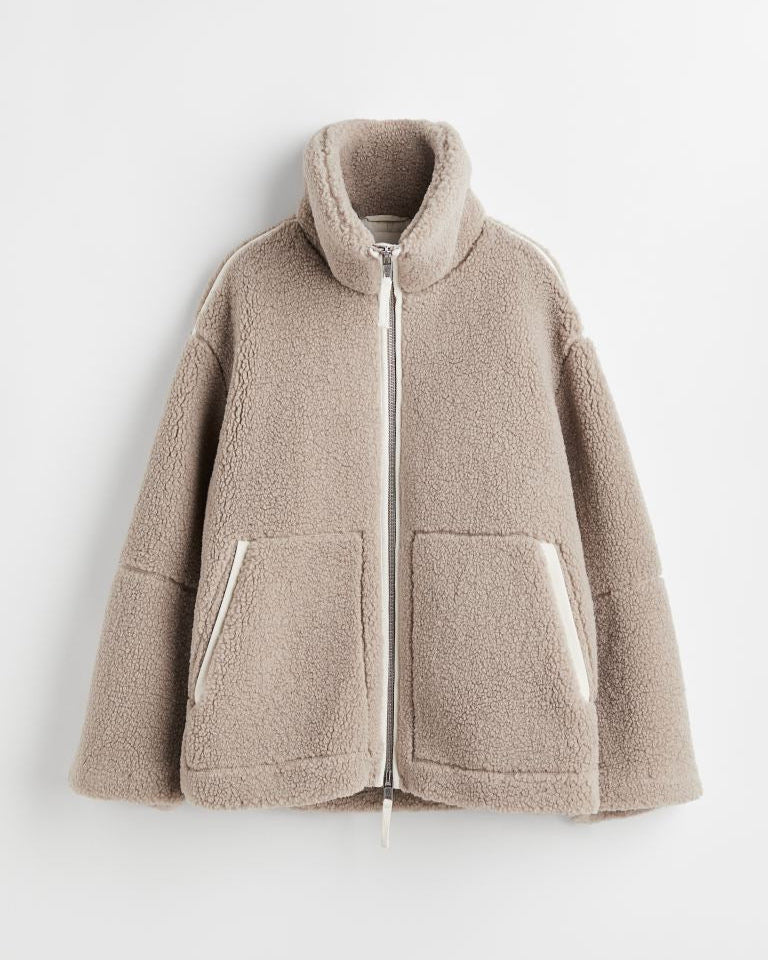 Ludovica™ | Giacca fleece effetto teddy
