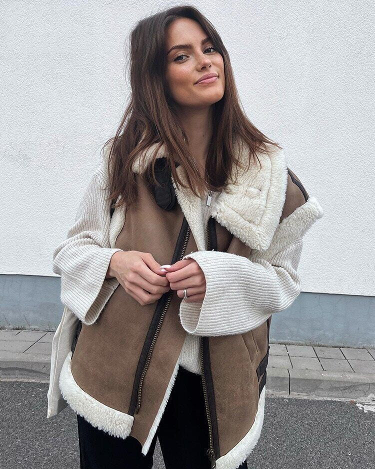 Ada™ | Gilet teddy autunnale