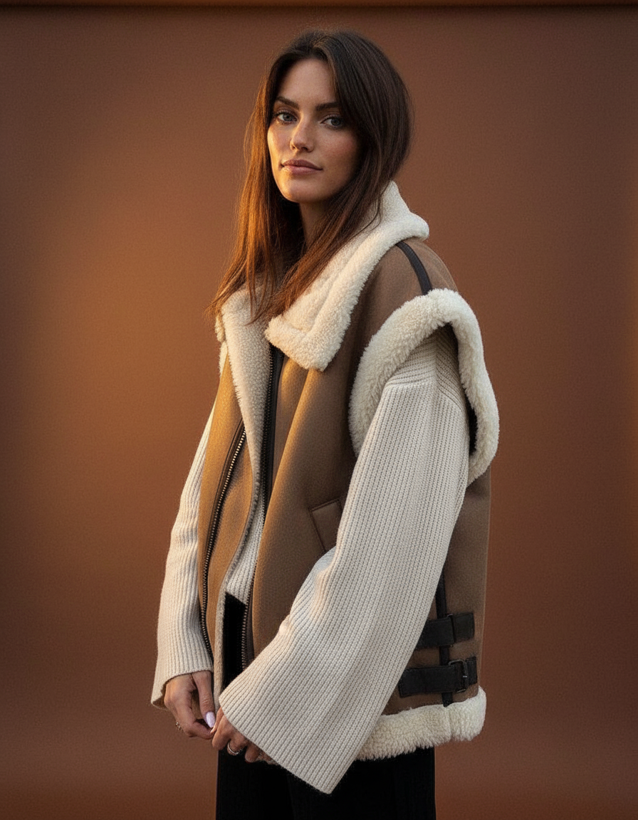 Ada™ | Gilet teddy autunnale